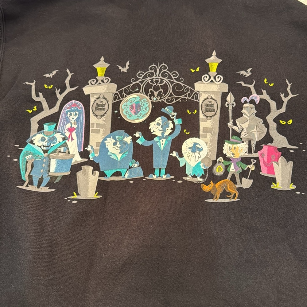 Disney full zip up sweatshirt size small unisex